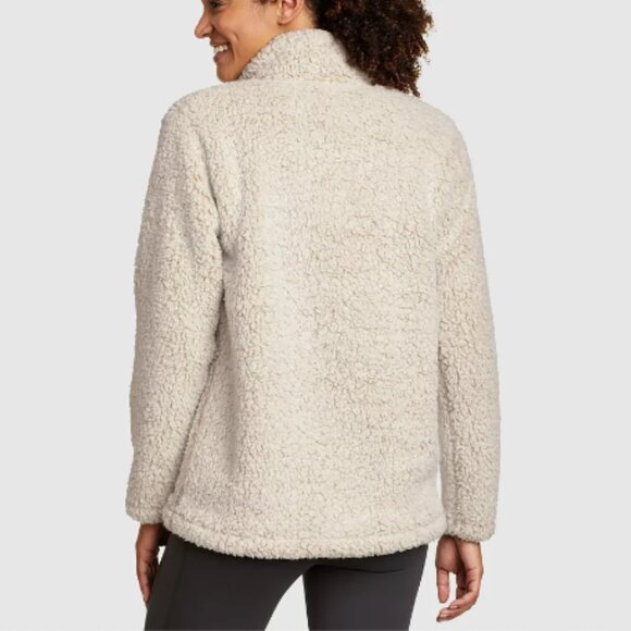 Eddie Bauer Women's Fireside Plush 1/4-Zip Fleece - Picture 4 of 4